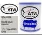 Preview: Chevrolet, Blade Silver Metallic, 17U / WA636R / GAN: 1L Lackdose, von ATW Autoteile West.